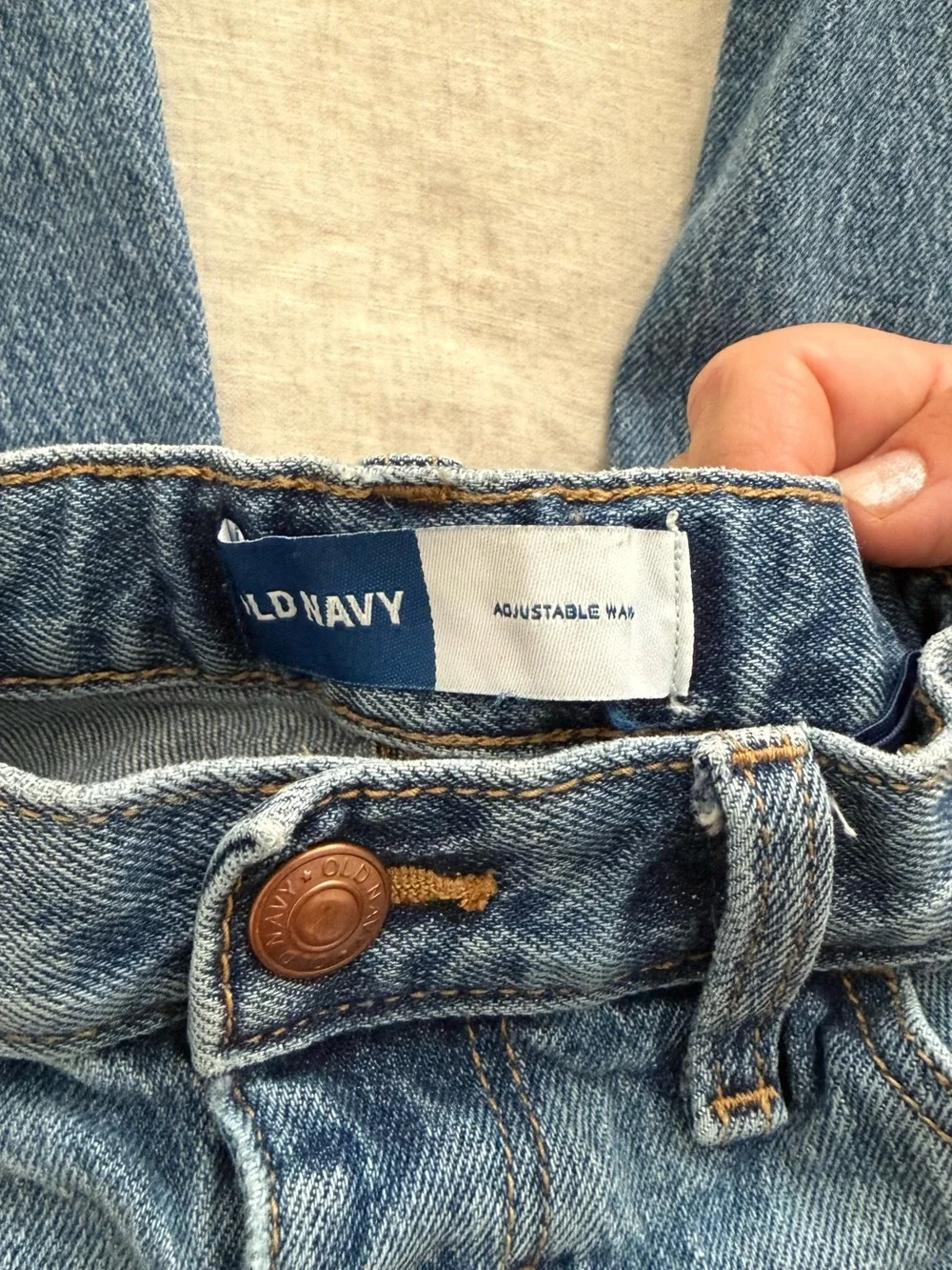 Old Navy Blue Kids Denim Carpenter Jeans